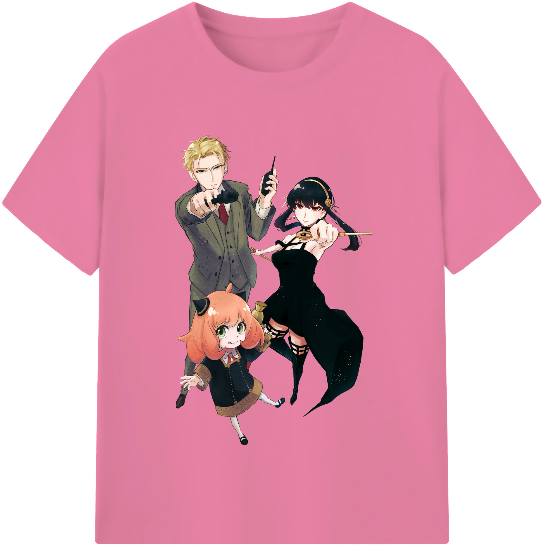 （画像用） SPY×FAMILY间谍家家酒 綿100％半袖Tシャツ（フロントプリント）